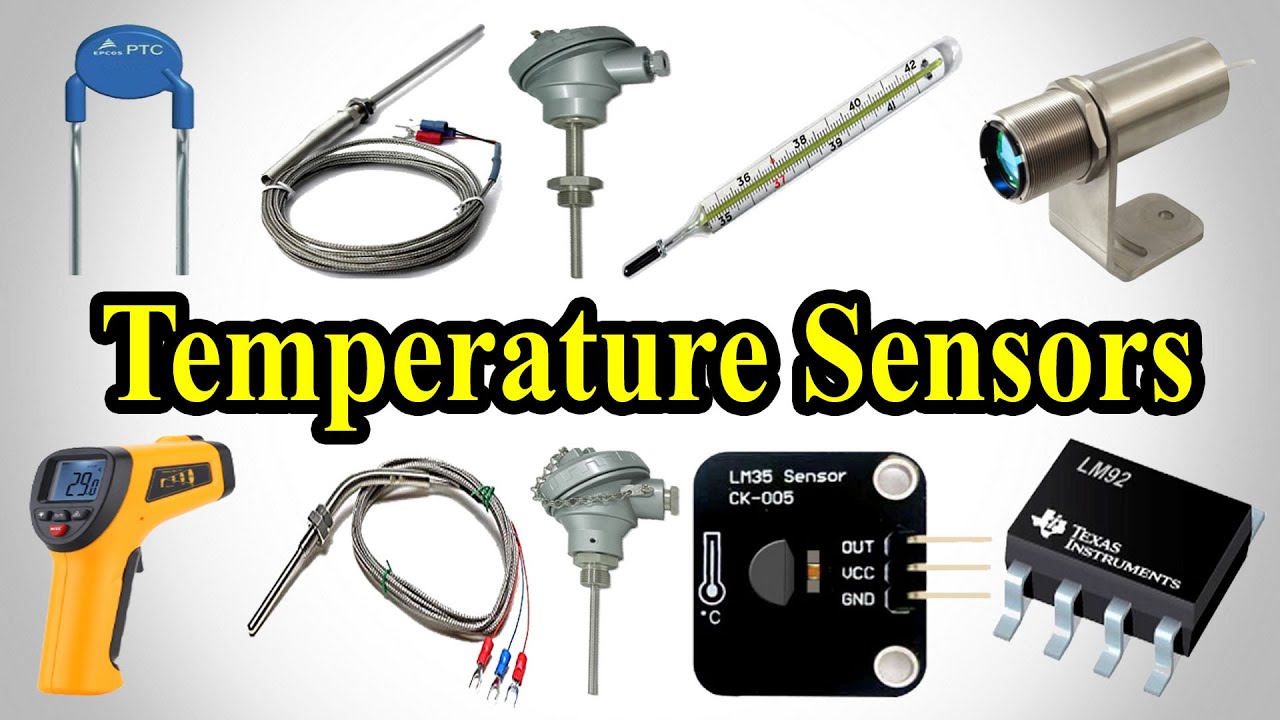 Types Of Temperature Sensors - Temperature Sensor Types - YouTube