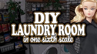DIY Laundry Room DIORAMA in One Sixth Scale DIY