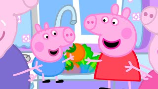 Peppa Pig in Hindi - Dopahar Ka Bhojan Taiyaar Karana - हिंदी Kahaniya - Hindi Cartoons for Kids