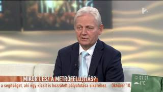 Tarlós: ˝Amíg nincs busz, addig nem lehet megállítani a metrót˝ - tv2.hu/mokka