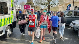 London, England 🏴󠁧󠁢󠁥󠁮󠁧󠁿 Street Walk 2023 - 4K 60fps Walking Tour | London Marathon 2023