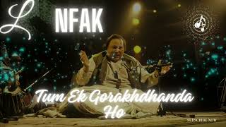 Qawwali | Tum Ek Gorakh Dhanda Ho with Lyrics | NusratFateh Ali Khan | Best Qawwali 2023