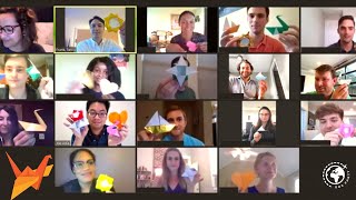 Virtual DIY Origami Workshop | Corporate Team Building Activity Ideas on Zoom | www.sosparty.us