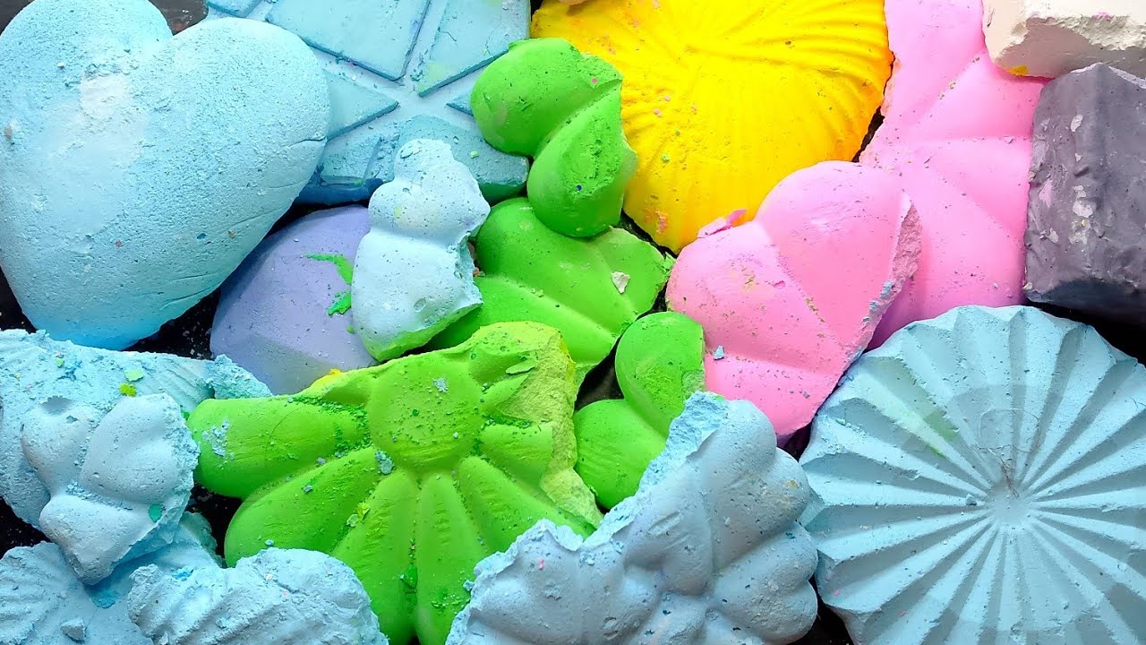 Multi Color Chalk Reforms Super Satisfying Crunch Dust Asmr