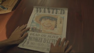 Luffy gets his very first wanted poster - One Piece Live Action