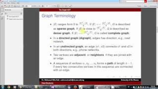 Session 8 - Introduction to Graphs (Arabic)