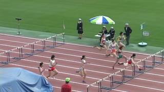 2008個人選手権　女子100mH　準決勝1組