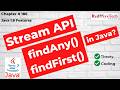 # 186 findany stream java 8 | findany stream java example | Java Tutorials|Streams|java 8|RedSysTech