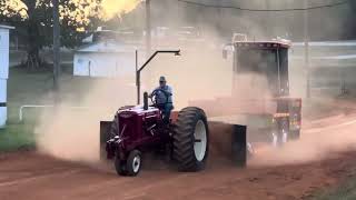 WCATA Antique Tractor Pull 5500 4mile hr Johnny Sherrell Farmall M