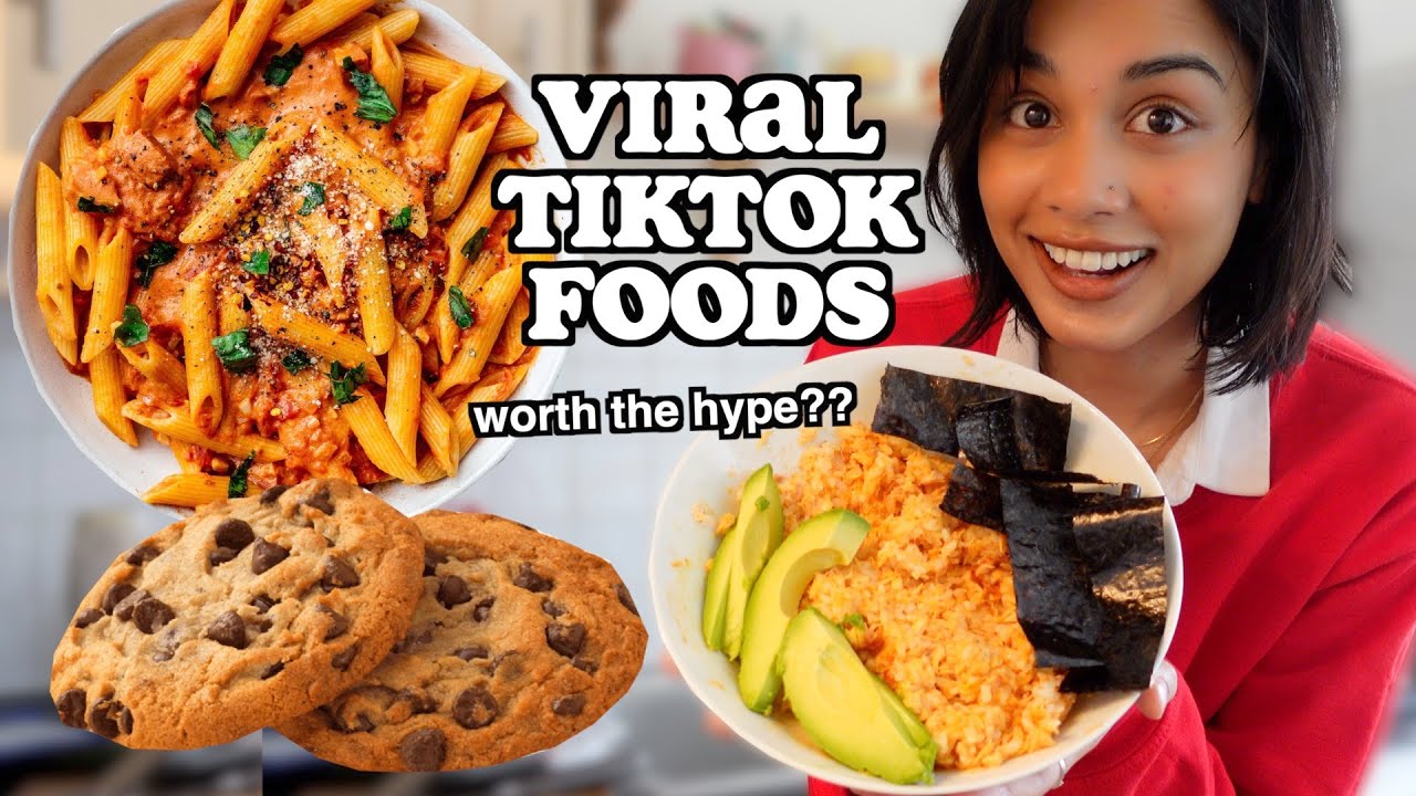 testing viral tiktok foods *is it worth the hype??* | clickfortaz