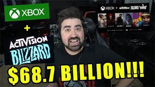 Microsoft Xbox Buys Activision Blizzard for $68.7 BILLION DOLLARS!?!