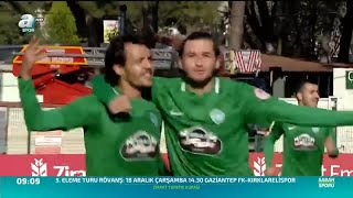Kırklarelispor 2-1 Gaziantep MAÇ ÖZETİ (Ziraat Türkiye Kupası 5. Tur İlk Maçı)