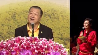 【160918美国纽约 卢军宏台长看图腾精选】台长看到长寿老伯，前世积德、此生乐善好施，故为长寿 (心灵法门)