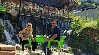 Waterfall Flowing Through Restaurant in Albania! (Ujëvara e Borshit Bar Ristorante)