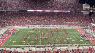 Quadruple Script Ohio: Alumni Band joins TBDBITL at halftime