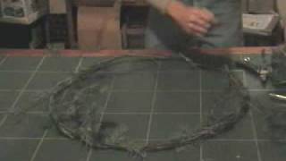 How to make a Giant Christmas wreath from wire and real tree