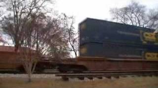 CSX Intermodal Train at Conyers, GA