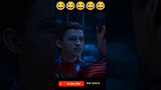 Spiderman funny moments 😂 Wait for end #shorts #spiderman #marvel