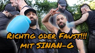 RICHTIG ODER FAUST MIT SINAN-G | CHALLENGE ESKALIERT ! | AZADI