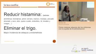 Ana Gil: Como mejorar alguno de los síntomas de la endometriosis con la alimentación.