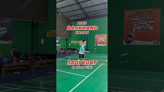 Latihan Backhand Badminton #skill #badmintonworld #bulutangkis #strength #badminton