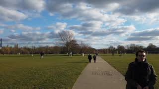 Walking in London Regent's Park on a sunny day | 英国伦敦摄政公园穿行