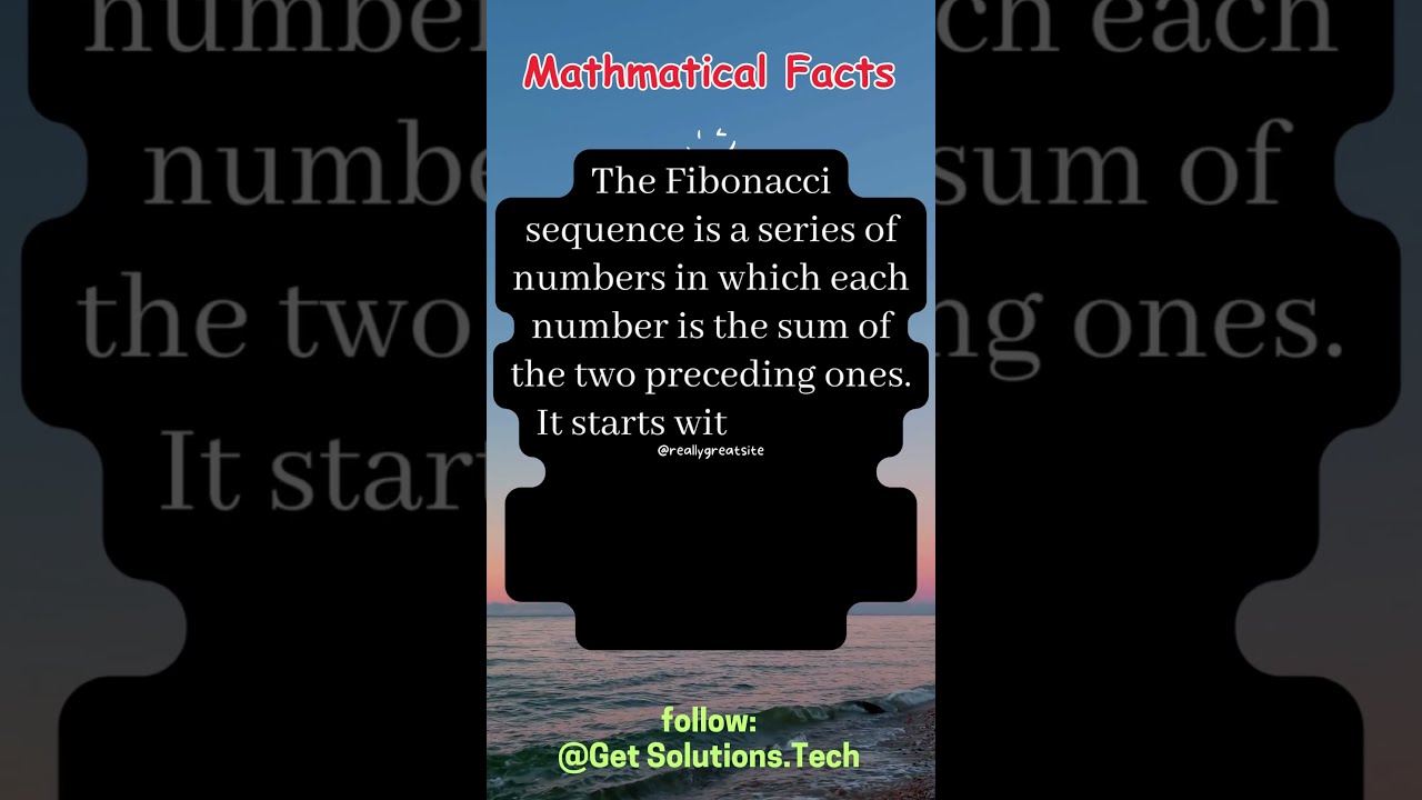 "The Fibonacci Sequence: Nature's Hidden Mathematical Pattern Revealed ...