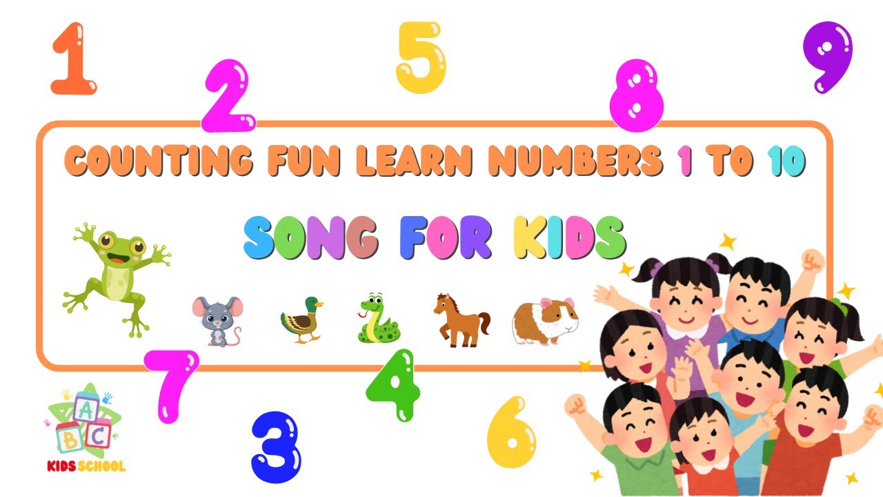 Counting Fun Learn Numbers From 1 To 10 Song For Kids Youtube