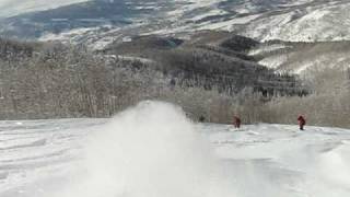 Monoskiing the backcountry Jan08