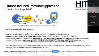 3rd HITRIplus School: HeavyIonTherapyIntegration with Immune andTarget Drugs Slavin Tubin MedAustron