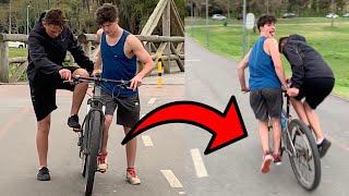 UMA BIKE E DUAS PESSOAS!