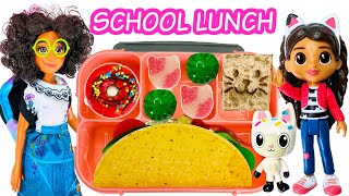 Making School Lunches for Encanto and Gabby's Dollhouse