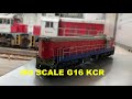 try running ho scale kcr g16 diesel locomotive model at mtr station