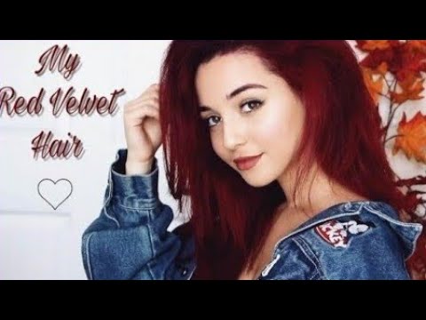 Perfect Red Velvet Hair Dye Tutorial Perfect Red Velvet Hair Dye Tutorial