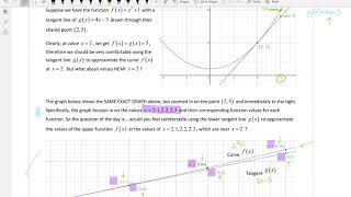 Calculus 1 - 4.6 Linear Approximation