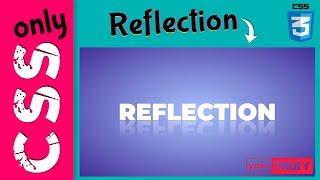 REFLECTION Effect | 🔥 ONLY CSS 🔥| No Javascript
