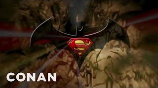 EXCLUSIVE: Ben Affleck In Leaked "Batman Vs. Superman" Trailer | CONAN on TBS