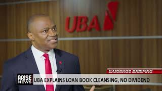 UBA Group MD Oliver Alawuba Explains Loan Book Cleansing, No Dividend