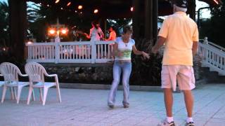 Crazy Girl Dancer at Sumter Square Landing at The Villages Florida