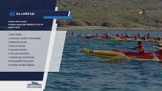 Ka Lahui Kai of Oahu makes their way across the Kaiwi Channel in the 2014 Molokai Hoe.