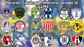 Horarios Confirmados Fechas y Posibles Resultados Para La Jornada 16 Liga MX Cla