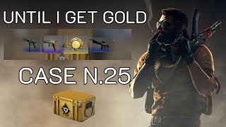 Case opening N. 25 until i get Gold - CS GO #lucky #fyp #caseopening