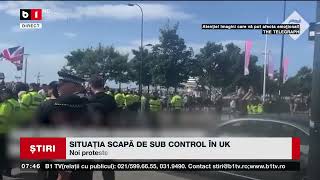 SITUAȚIA SCAPĂ DE SUB CONTROL ÎN UK_Știri B1TV_4 aug. 2024