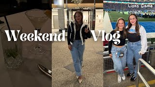 DAYS IN MY LIFE (Lions game, collective haul, good eats)