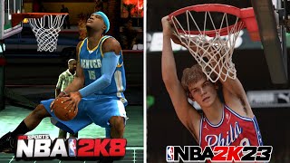 Winning A Dunk Contest On Every NBA 2K Game