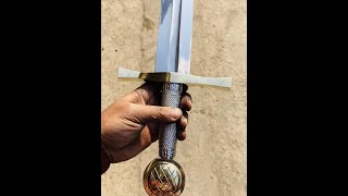 North-man making 3 top of Damascus sword, unbelievable sword