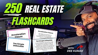 250 Real Estate Exam Flashcards (The Top Real Estate Vocabulary Terms)