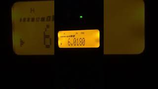 6015 khz KBS Hanminjok performance of youloop with handheld kenwood