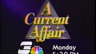 A Current Affair  - Does Hollywood Week  - Commercial (1989)