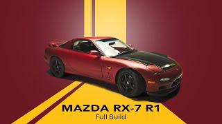 カスタム 1/24 マツダ RX-7 R1 の構築 - フルビルド